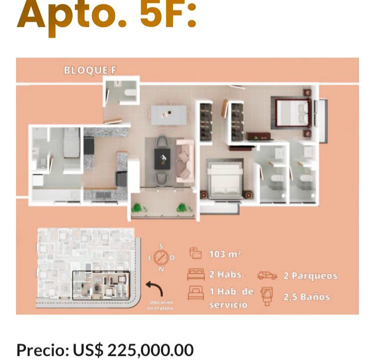 Apto. 5F
