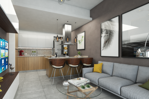 Apto sala  cocina